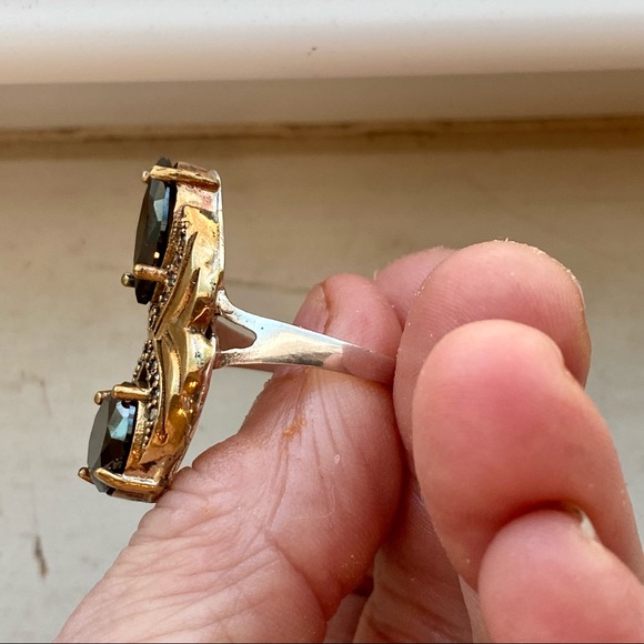 Absolutely gorgeous vintage sterling ring - Picture 4 of 14